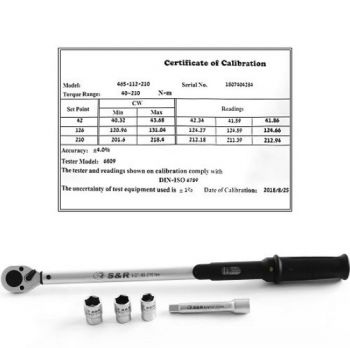 Динамометрический ключ S+R 1/2 40-210 Hm (465112210) - Фото №6