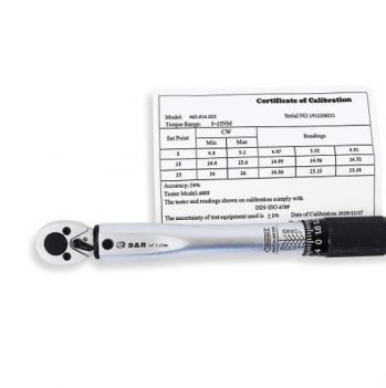 Ключ динамометрический S+R 1/4" 5-25 Nm L272мм 7 бит (465014025) - Фото №5