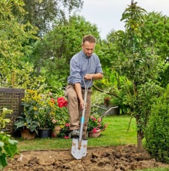 Лопата садовая заостренная Gardena NatureLine 117 см с ручкой (17001-20.000.00) - Фото №2