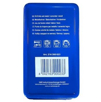 Набор сверл комбинированный S+R 23 шт.(216300023) - Фото №3