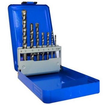 Набор сверл универсальных S+R 4-12 мм, 7 шт.(216100007) - Фото №1