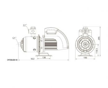 Насосная станция Optima OP25XL604 IB (000019134) - Фото №6