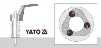 Набор головок для снятия штифтов YATO YT-0620 - Фото №3