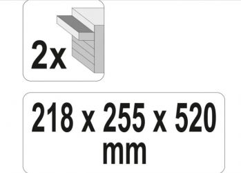 Ящик для інструментів YATO YT-08872 - Фото №6
