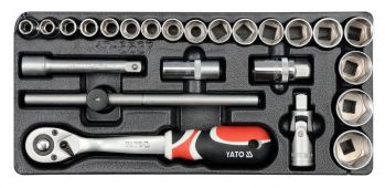 Набор торцевых головок и ключей YATO YT-5537 - Фото №1