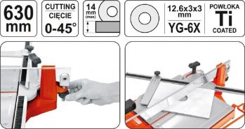 Плиткорез ручной YATO YT-3703 - Фото №3