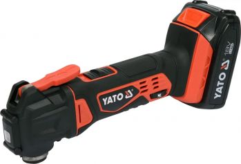 Багатофункційний ручний інструмент (реноватор) акумуляторний YATO Li-Ion 18 В, 2 Агод, із зарядним пристроєм (YT-82818) - Фото №1