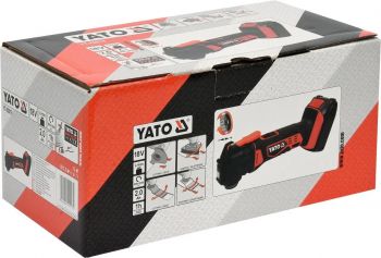 Багатофункційний ручний інструмент (реноватор) акумуляторний YATO Li-Ion 18 В, 2 Агод, із зарядним пристроєм (YT-82818) - Фото №3