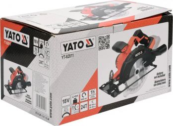 Пила дискова ручна акумуляторна YATO YT-82811 - Фото №3