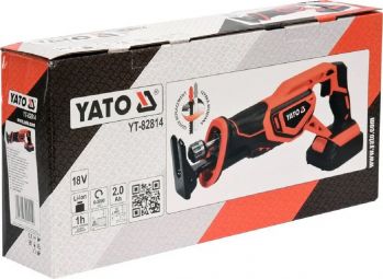 Пила сабельная аккумуляторная YATO YT-82814 - Фото №3