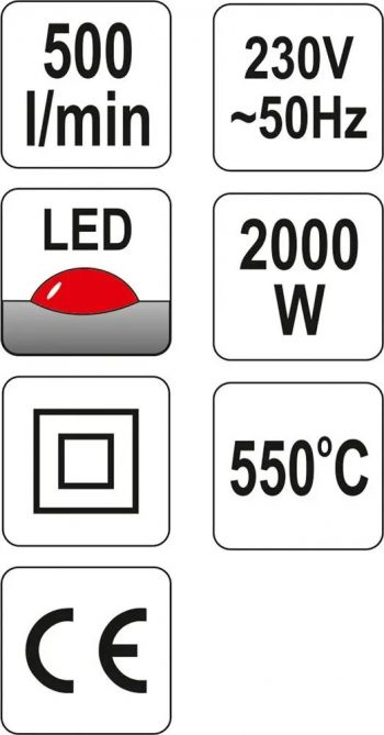 Фен технічний YATO YT-82292 - Фото №5