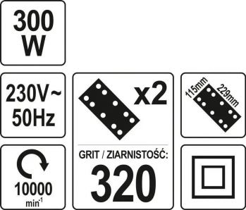 Шлифмашина вибрационная YATO YT-82234 - Фото №4