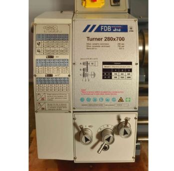 Токарно-винторезный станок FDB Maschinen Turner 280х700 (825106) - Фото №4