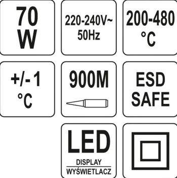 Паяльная станция YATO YT-82459 - Фото №5
