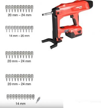 Дюбель-гвоздь  3,0 х 15 мм (1000 шт. для Hilti BX-3 аккумуляторного монтажного пистолета) - Фото №2