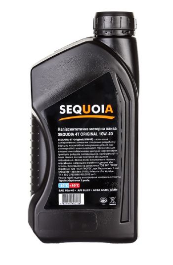 Масло моторное SEQUOIA 4T-Original 10W40 4-тактное 1 л - Фото №2