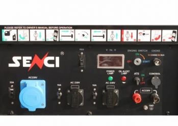 Генератор бензиновый SENCI SC18000E-ATS TOP - Фото №4