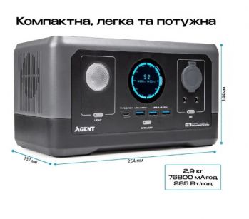 Портативная электростанция Agent E3 300W 285WH (ГРР00001178) - Фото №5