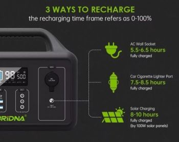 Портативная электростанция Bridna 500 W (1600309257227) - Фото №3