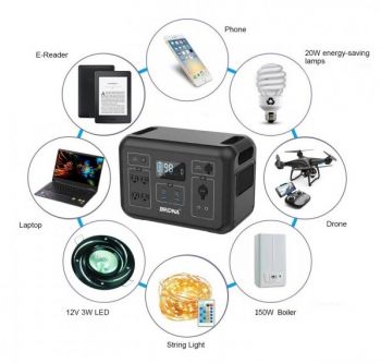Портативная электростанция Bridna 500 W (1600309257227) - Фото №6