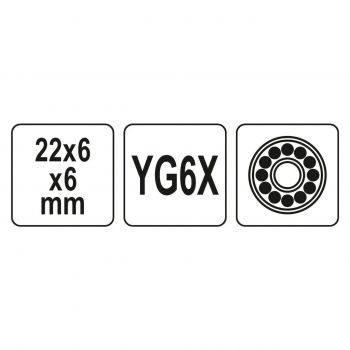 Ролик с подшипником для плиткореза YATO YT-37150 - Фото №3