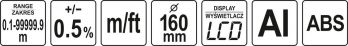 Колесо измерительное YATO YT-71655 - Фото №6