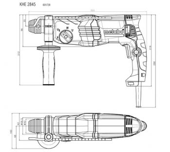 Перфоратор Metabo KHE 2845 (601739500) - Фото №2