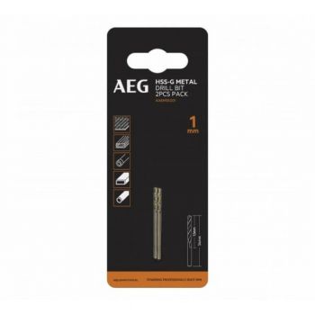 Сверло AEG AAKHSSG01, HSS, 1х12х34 мм (4932479302) - Фото №1