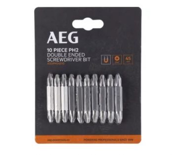 Набор бит AEG РН2, 45мм, 10 шт. (4932479515) - Фото №1