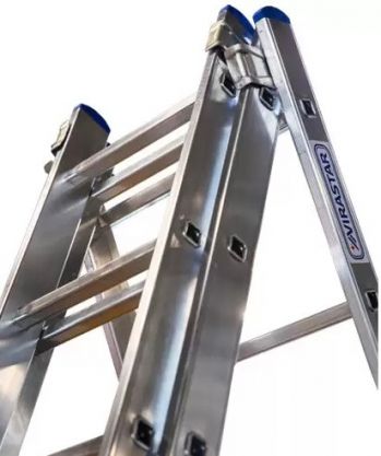 Алюминиевые трехсекционные лестницы Virastar Triomax 3х6 (VTL036) - Фото №4