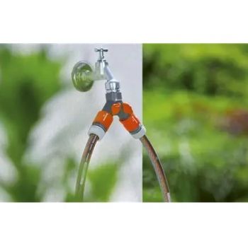 Адаптер для крана 2-канальный Gardena 33,3 мм (00940-20.000.00) - Фото №2