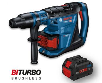 Перфоратор аккумуляторный Bosch GBH 18V-40 C Professional (0611917120) - Фото №4
