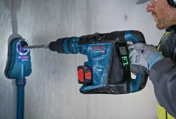Перфоратор аккумуляторный Bosch GBH 18V-40 C Professional (0611917120) - Фото №6