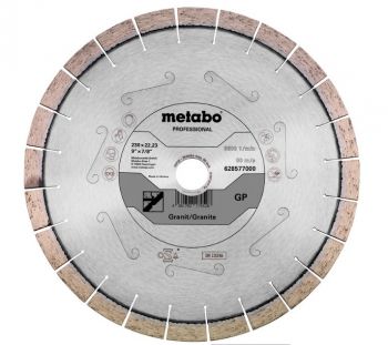 Алмазне коло з граніту Metabo Granite Professional 230x2.6x22.23 мм (628577000) - Фото №1