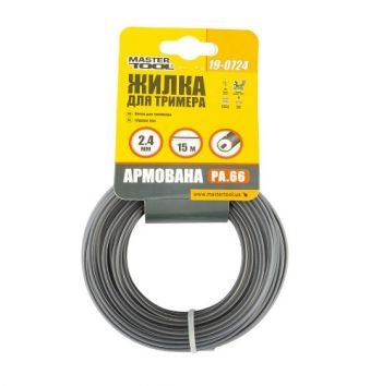 Леска для триммера Mastertool Круг армированный 2,40мм×15м (19-0724) - Фото №2
