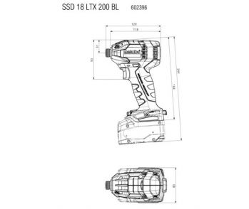 Комплект акумуляторних інструментів Metabo Combo Set 2.1.11 18 V (685123000) - Фото №6