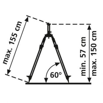 Штатив Laserliner FixPod 155 см (090.132) - Фото №4