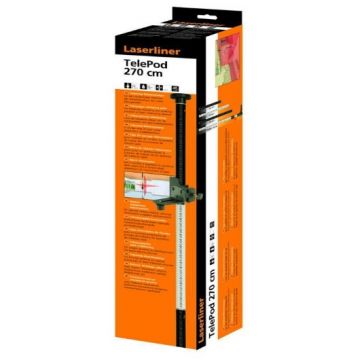 Штатив телескопический Laserliner 270 см 1/4" (090.140A) - Фото №5