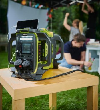 Инвертор напряжения аккумуляторный Ryobi RY36BI1800A-250 Каркас (5133005317) - Фото №5
