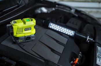 Инвертор напряжения аккумуляторный Ryobi ONE+ RY18BI150A-0 Каркас (5133004895) - Фото №3