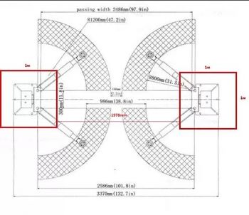 Пoдъeмник 2-x cтoeчный 4т З80B Launch LA-TLT-240SB-380 - Фото №3