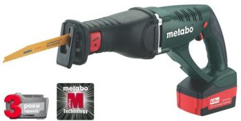 Аккумуляторная сабельная пила METABO ASE 18 LTX 4.0 Ач (602269610) - Фото №1