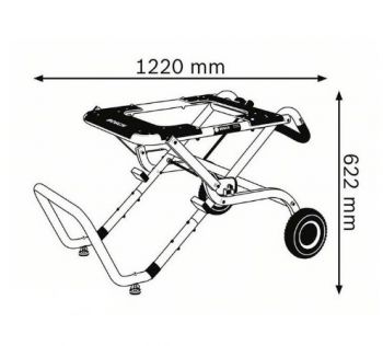 Рабочий стол Bosch GTA 60 W Professional (0601B12000) - Фото №3