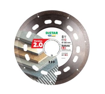 Диск по плитке Distar 1A1R 125x1,1/0,9x6x22,23 Esthete 2.0 (10126024010) - Фото №1
