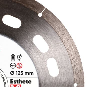 Диск по плитке Distar 1A1R 125x1,1/0,9x6x22,23 Esthete 2.0 (10126024010) - Фото №2