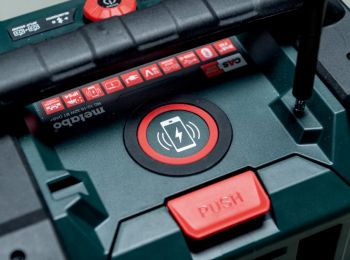 Радіоприймач з функцією заряджання акумуляторів Metabo RC 12-18 32W BT DAB+ (600779850) - Фото №4