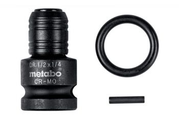 Ударостійкий адаптер перехідник Metabo 1/2" на 1/4" E6.3, 3 шт. (628837000) - Фото №1