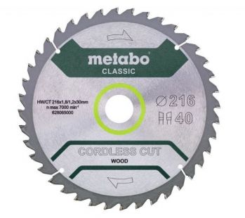 Пиляльний диск Metabo Cordless cut Classic HW/CT 305х2.2/1.6x30 Z56 WZ (628693000) - Фото №1