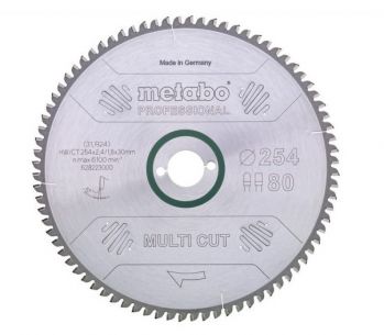 Пильный диск Metabo Multi cut HW/CT 315х2.4/1.8x30, Z96 FZ/TZ (628226000) - Фото №1