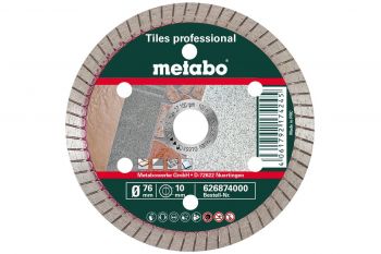 Коло алмазне відрізне Metabo PROFESSIONAL 76x10 мм 626874000 - Фото №1